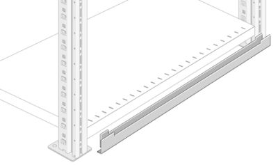 Cache-socle pour rayonnage système R 3000, L 995 mm