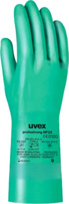 Chemikalienschutzhandschuh uvex profastrong NF33, 12 Paar, Gr. 10