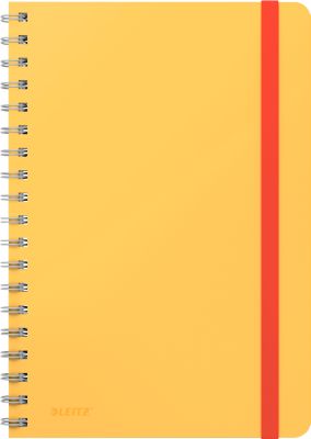 Collegeblock Leitz Cosy, DIN B5, kariert, spiralgebunden, 100 g/m² Papier, 80 Blatt, gelb