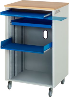 Computer-Station adlatus Typ 2000, B 720 x T 660 x H 1100 mm, fahrbar