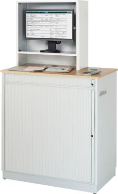 Computer-Station Typ 6018, B 1030 x T 660 x H 1810 mm, stationär