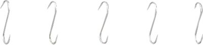 Crochet en S, pour rayonnage modulaire, 5 p.