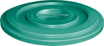 Deckel aus HDPE, 35 Liter, grün