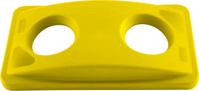 Deckel für Flaschen und Dosen, für Abfallbehälter Slim Jim®, gelb