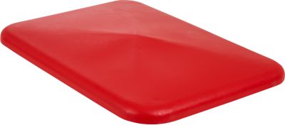 Deckel für Rechteckbehälter, Kunststoff, 227 l, rot