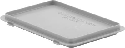Deckel mit Haken EF-D 32 H für Kasten im EURO-Maß, grau