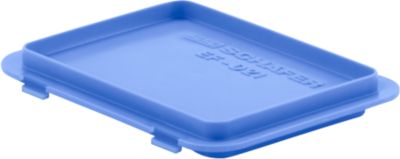 Deckel mit Haken EF-DH 21 für Kasten im EURO-Maß, blau