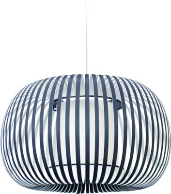 Deckenleuchte ESTENO, Ø 600 mm, blau, Textil/PVC, E27, meet by paperflow