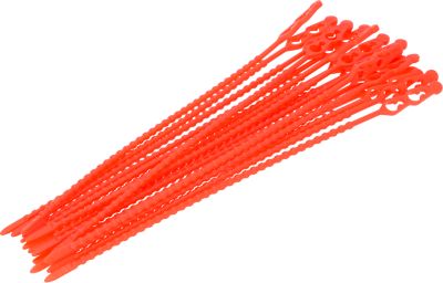 Deiss Blitzbinder/Kabelbinder, Kunststoff, Länge 240 mm, rot, 5000 Stück