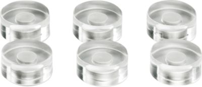 Design-Magnete aus Acryl, ø 25 mm, 6 Stück