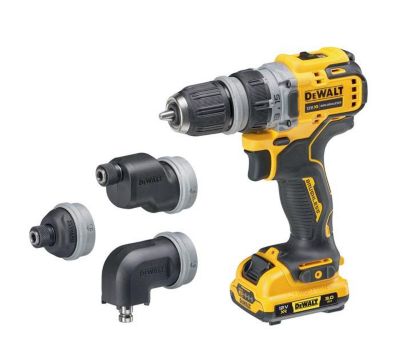 DEWALT Akku-Bohrschrauber DCD703L2T, 12V 3Ah, bürstenloser Motor, Vollmetallgetriebe, 1,5-10mm Spannweite