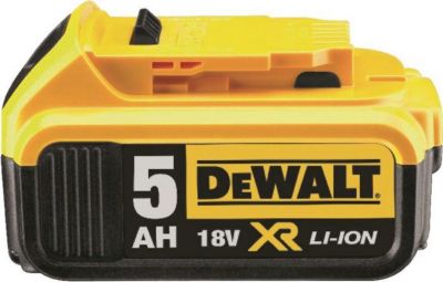 DEWALT Akku-Pack DCB184, 18V 5Ah, Lithium-Ionen, LED Ladestandsanzeige, kompatibel mit 18V XR Maschinen