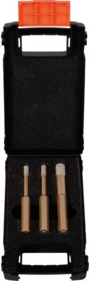 Diamantbohrer-Set , 6-Kant-Schaft, 3 Backenbohrfutter, 3-tlg.