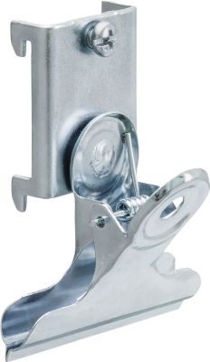 Dokumentenklemme WFI, für Lochplatten mit Lochgrösse 9 x 9 mm & Lochabstand 38 mm, L 60 mm, Stahl, 5 Stück