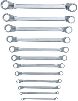 Doppel-Ringschlüssel-Satz, 12-tlg gekröpft, 6-32mm