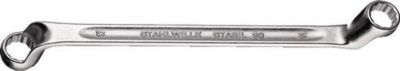 Doppelringschlüssel 20 6x7mm 165mm tief gekr.STAHLWILLE