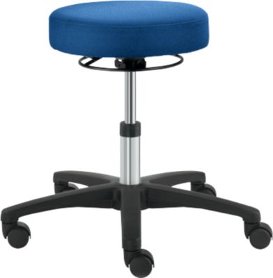 Drehhocker TEC basic IS 1999, höhenverst., ohne Armablage, ergonom. Polster-Sitz, indigoblau