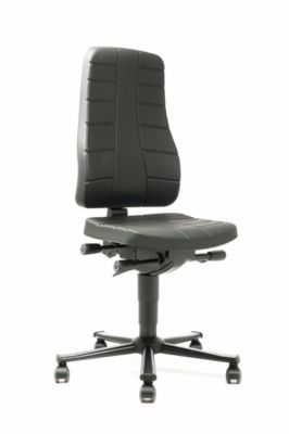 Drehstuhl All-in-One 9643, PU-Schaumpolster, schwarz
