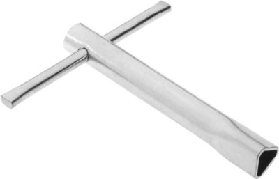 Dreikantschlüssel für Stahlpoller, Größe M10, L 140 mm, mit Knebelstange L 130 mm
