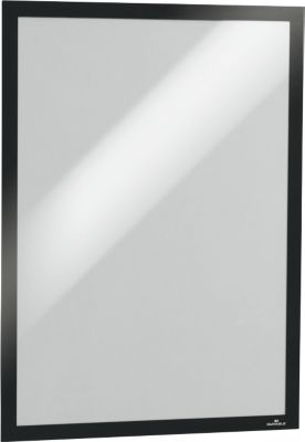 Durable Inforahmen DURAFRAME® Poster, A2 Hoch-/Querformat, für 2 Poster, selbstklebend, aufklappbarer Magnetrahmen, B 465 x T 28 x H 639 mm, PET, schwarz