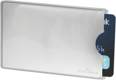 Durable Kreditkartenhüllen RFID SECURE, Schutz vor unbefugtem Auslesen, 10 Stück