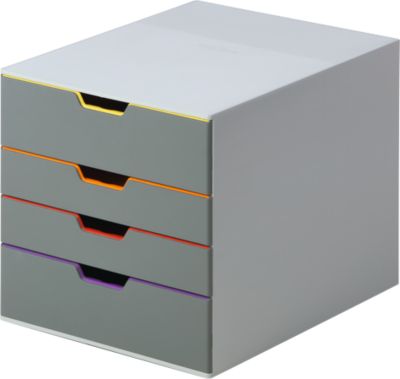 Durable Schubladenbox Varicolor, 4 Schübe, DIN C4