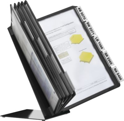 Durable Vario Table 10 Tischständer-Set, schwarz