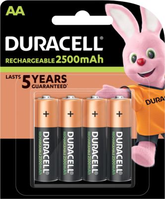 DURACELL® Akku Mignon AA, 2400 mAH, 4 Stück