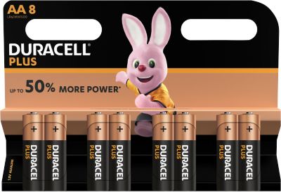 DURACELL® Batterie Plus Power, Mignon AA, 1,5 V, 8 Stück