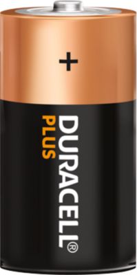 DURACELL Plus Batterie, Baby C 1,5 V, 2 Stück