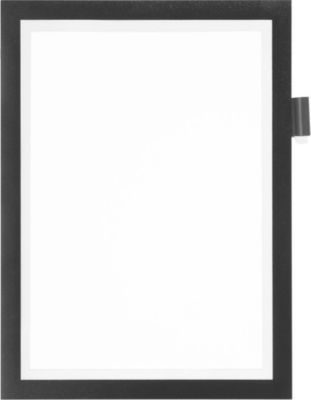Duraframe Informationsrahmen NOTE A4, magnetische Vorderseite, schwarz