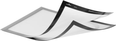 Duraframe Magnetrahmen Magnetic Plus A4, silber-matallic, 2 Stück