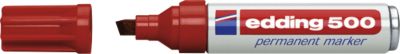 edding 500, m. Keilspitze 2-7 mm, rot, 1 Stück