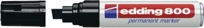 edding 800, m. Keilspitze, 4-12 mm, schwarz, 1 Stück
