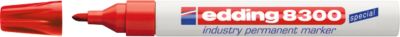 edding 8300 industry permanent marker, rot, 10 Stück