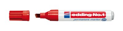 edding No.1 permanent Marker, 1 Stück, rot