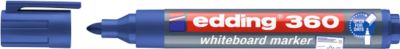 edding Whiteboard Marker 360, Rundspitze, 10 Stück, blau