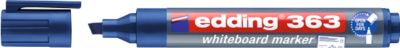 edding Whiteboard Marker 363, Keilspitze, 10 Stück, blau