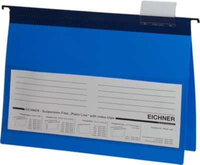 EICHNER Hängehefter,  DIN A4, 10 Stück, blau