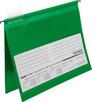 EICHNER Hängehefter,  DIN A4, 10 Stück, grün