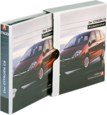 EICHNER Präsentations-Schuber+Ringbuch, A4, 4-Ring-Mechanik, Rückenbreite 40 mm