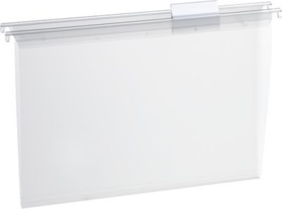 EICHNER Transparente Hängemappe, oben offen, Polypropylen, 15 Stück