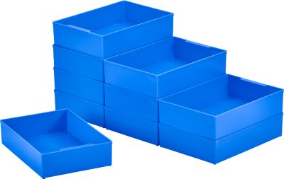 Einsatzkasten EK 504, PS, 10 Stück, blau