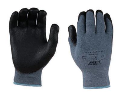 Elastan-/Polyester-Strickhandschuh Polartex, mit Nitril Mikroschaum-Beschichtung, 12 Paar, Größe M
