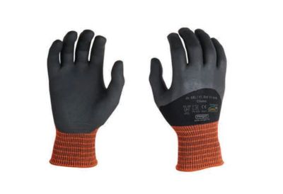 Elastan-Strickhandschuhe Oilatex, mit 3/4-Nitrilbeschichtung, flüssigkeitsdicht, 12 Paar, Größe