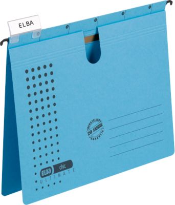 ELBA chic® ULTIMATE Hängehefter, DIN A4, blau, 25 Stück