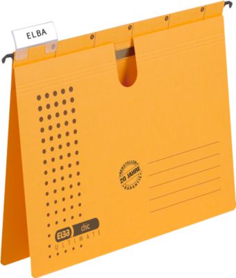 ELBA chic® ULTIMATE, Hängehefter, DIN A4, gelb, 25 Stück