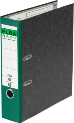 ELBA Ordner rado, DIN A4, Rückenbreite 80 mm, 20 Stück, grün
