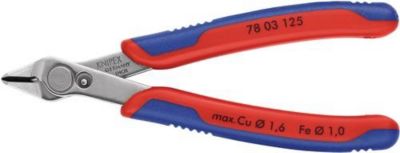 Elektronikseitenschneider Super-Knips® INOX L.125mm Form 1 Facette nein