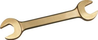 Endres tools Doppelmaulschlüssel, SW 8 x 9 mm, Länge 125 mm, Aluminium-Mehrstoff-Bronze, funkenfrei, Sechskant